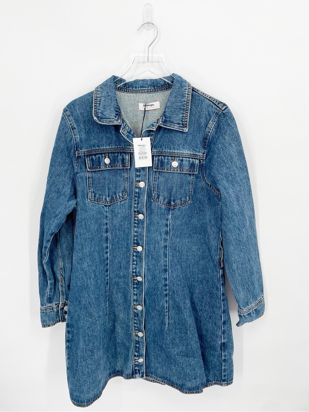 NEW Showpo Blue Jean Denim Dress